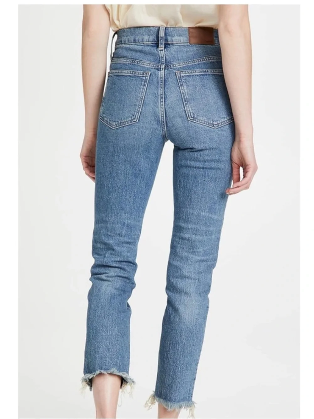 Madewell Perfect Vintage Crop Jeans Blue Wash 27